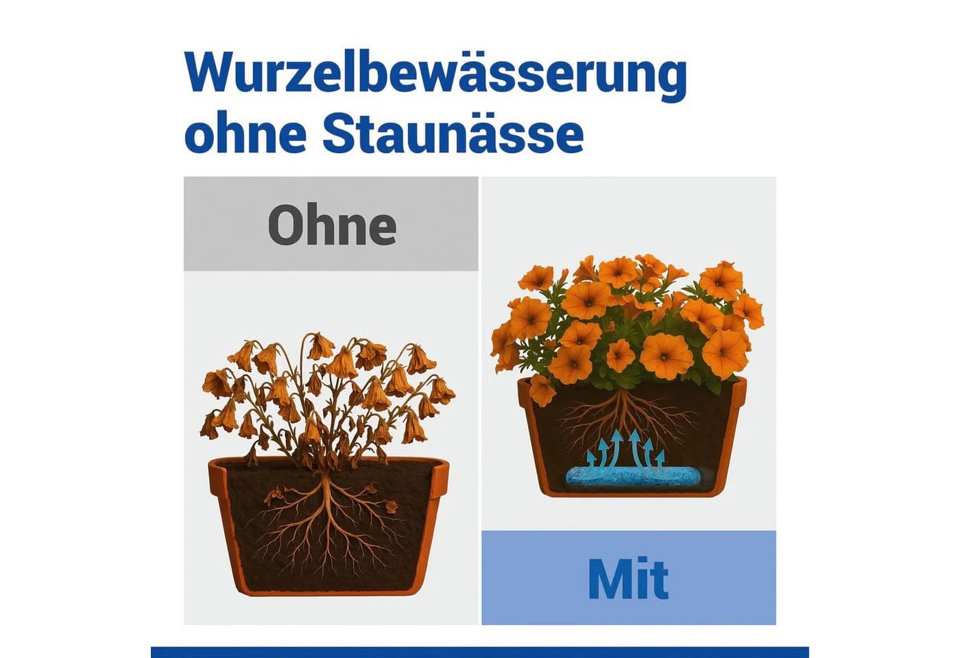 Maximex Bewässerungssystem 2 Wasserspeichermatten Schwarz 5-Lagen-Technologie - Bild 4