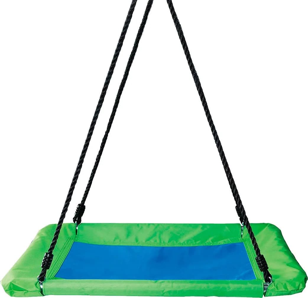 Happy People Nestschaukel-Sitz Rechteck-Schaukel mit wetterfester PE-Matte - Bild 2