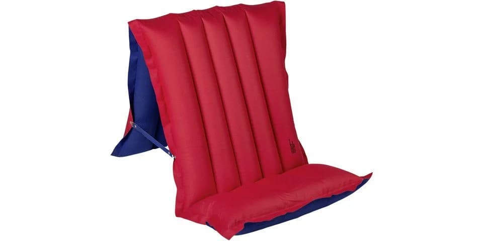 Happy People Sitz-/Liegematratze Blau/Rot PVC-Microfaster