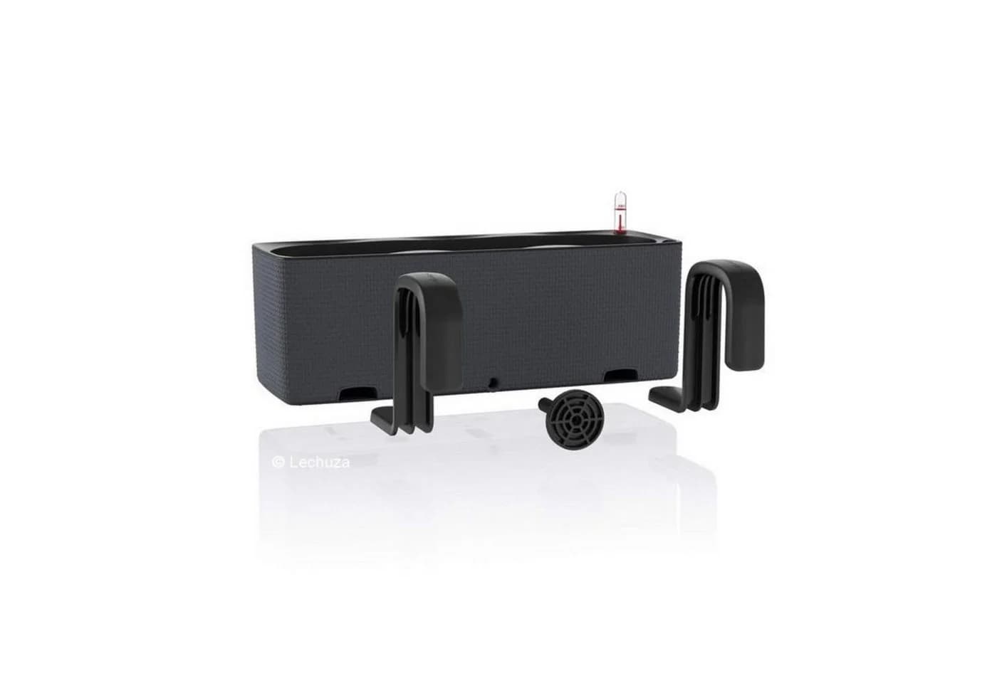 Lechuza® Kräutertopf Cube Color Triple mit Stick-System Sandbraun - Bild 5
