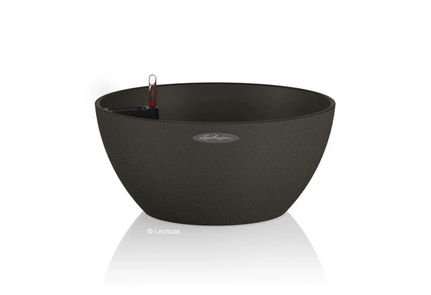 Lechuza Pflanzschale Cubeto Stone 30 Graphitschwarz mit Bewässerungssystem - Bild 2