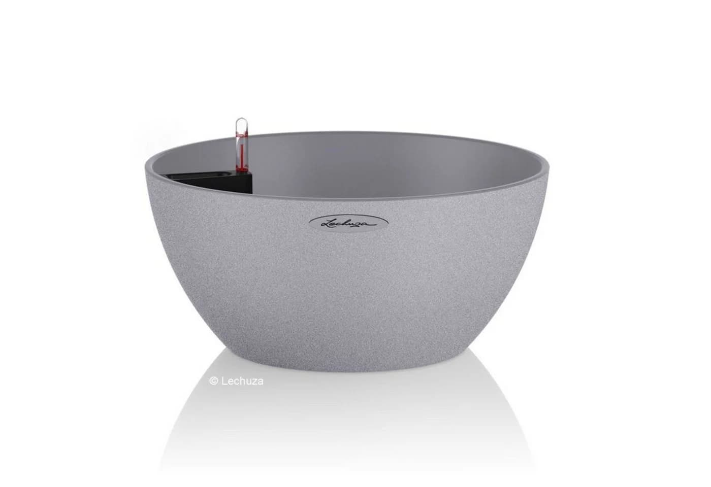 Lechuza Cubeto Stone 40 Pflanzschale steingrau Komplettset - Bild 2