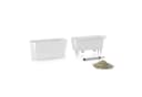 Lechuza® Blumentopf Delta 20 weiß hochglanz Bild 1