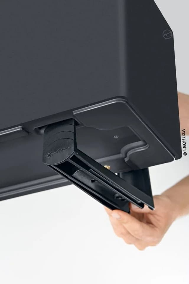 Lechuza® Blumenkastenhalter Schwarz für Balkonkästen