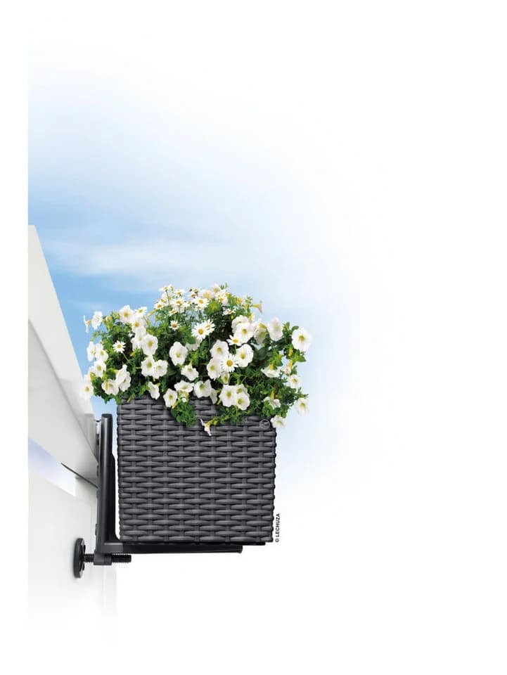 Lechuza® Blumenkastenhalter Schwarz für Balkonkästen - Bild 2