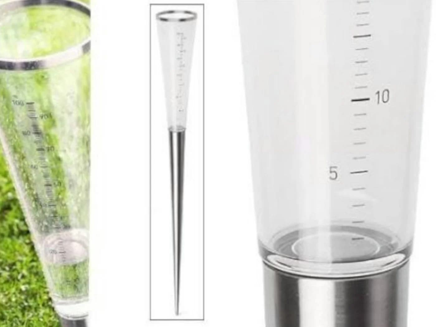 blomus Regenmesser CAMPO Transparent Modernes Design - Bild 4