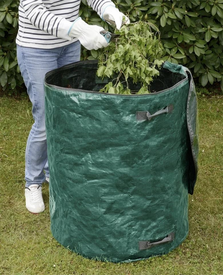 WENKO Gartensack XXL Grün Kunststoff