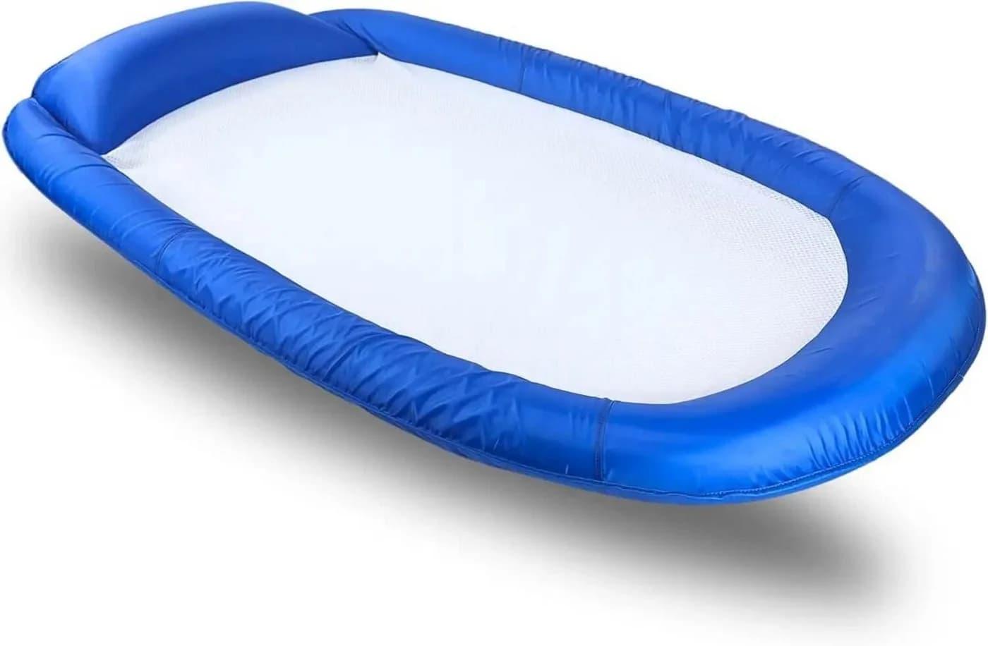 Best Sporting Wasserhängematte Mesh Mat Aufblasbare Luftmatratze Blau-Weiß - Bild 2