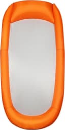 Best Sporting Wasserhängematte Mesh Mat - Aufblasbare Luftmatratze Orange-Weiß Bild 1