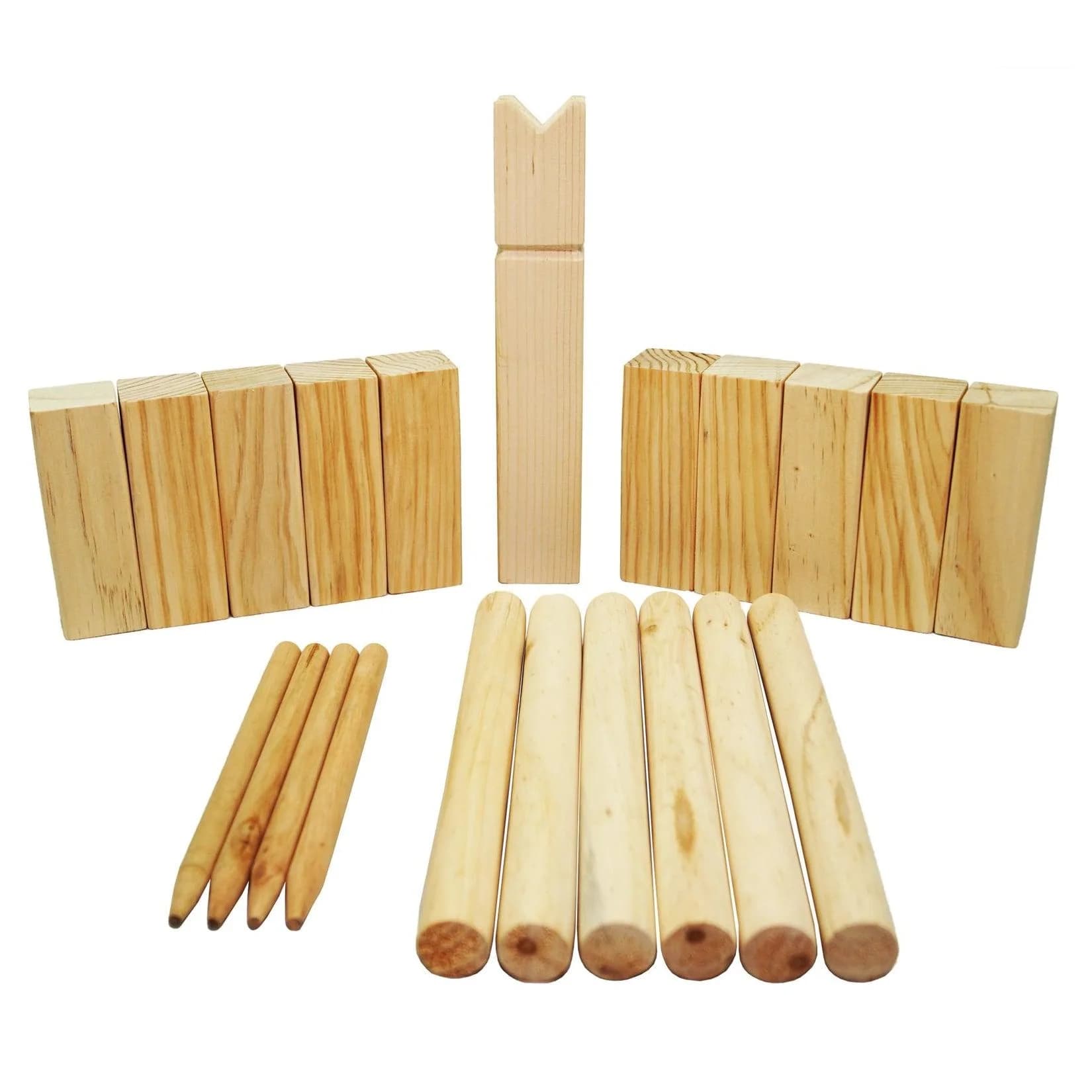 Best Sporting Kubb-Spiel Nordmann-Schach Wikinger-Spiel aus Holz
