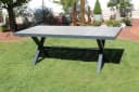 Leco Gartentisch Tisch Manhattan XXL - Anthrazit Bild 5