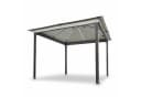 Leco Pavillon Lina mit 4 Seitenrollos & LED-Beleuchtung Grau Bild 2