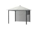 Leco Pavillon Lina mit 4 Seitenrollos & LED-Beleuchtung Grau Bild 3