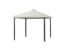 Leco Pavillon Lina mit 4 Seitenrollos & LED-Beleuchtung Grau Bild 4