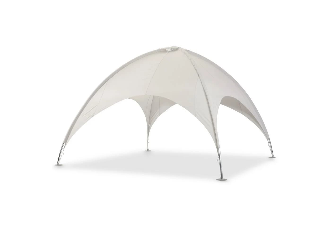 LECO Ersatzdach für Kuppelzelt 5x5 m, lichtgrau, 180 g/m² Polyester