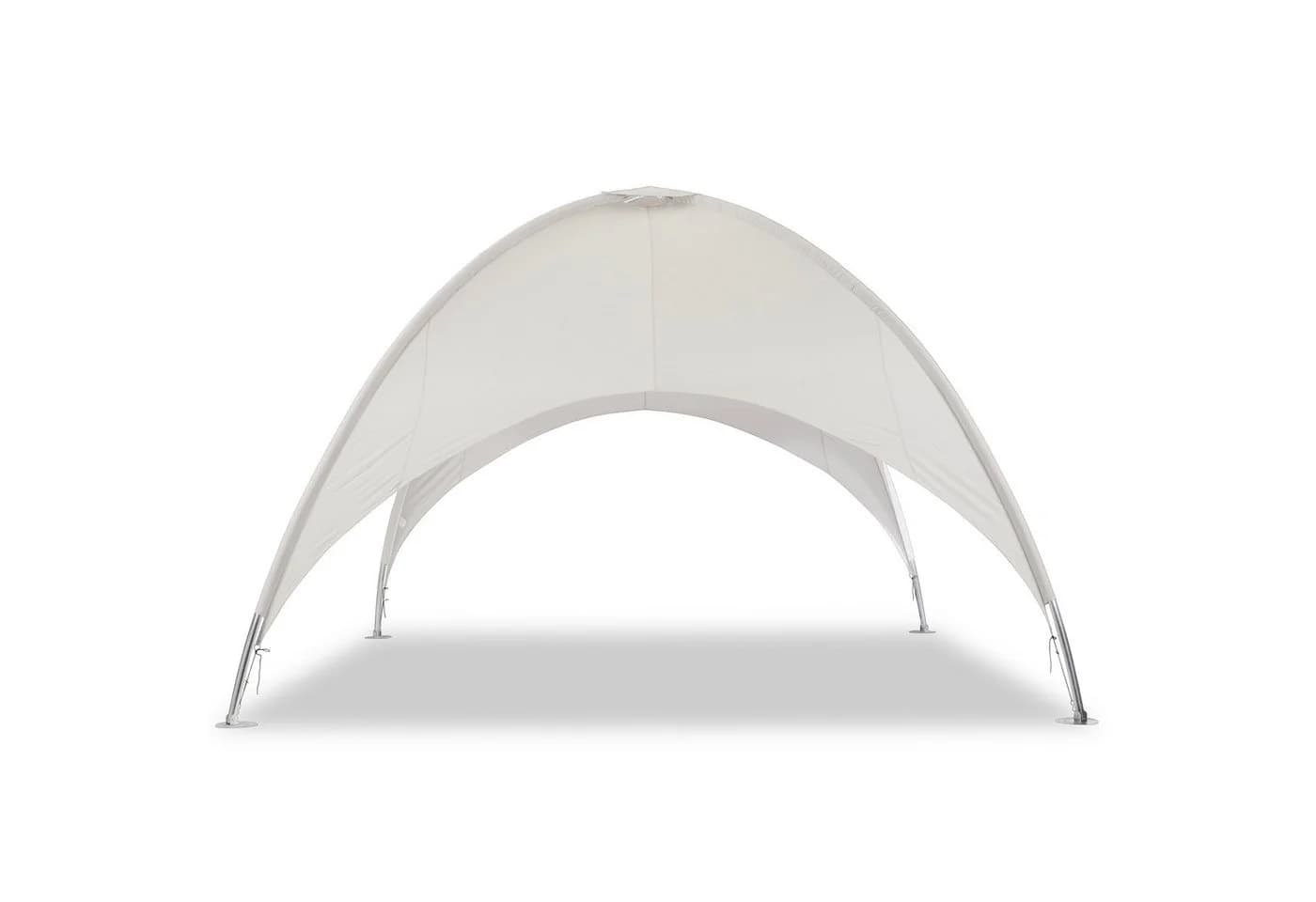 LECO Ersatzdach für Kuppelzelt 5x5 m, lichtgrau, 180 g/m² Polyester - Bild 3