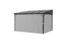 LECO Terrassenüberdachung Melanie 3x4m Anthrazit mit Seitenteilen Bild 4