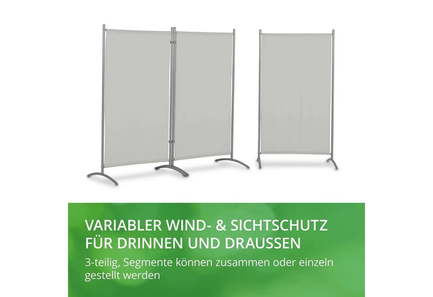 Leco Stellwand Hellgrau Polyester Stahl Kunststoff - Bild 3