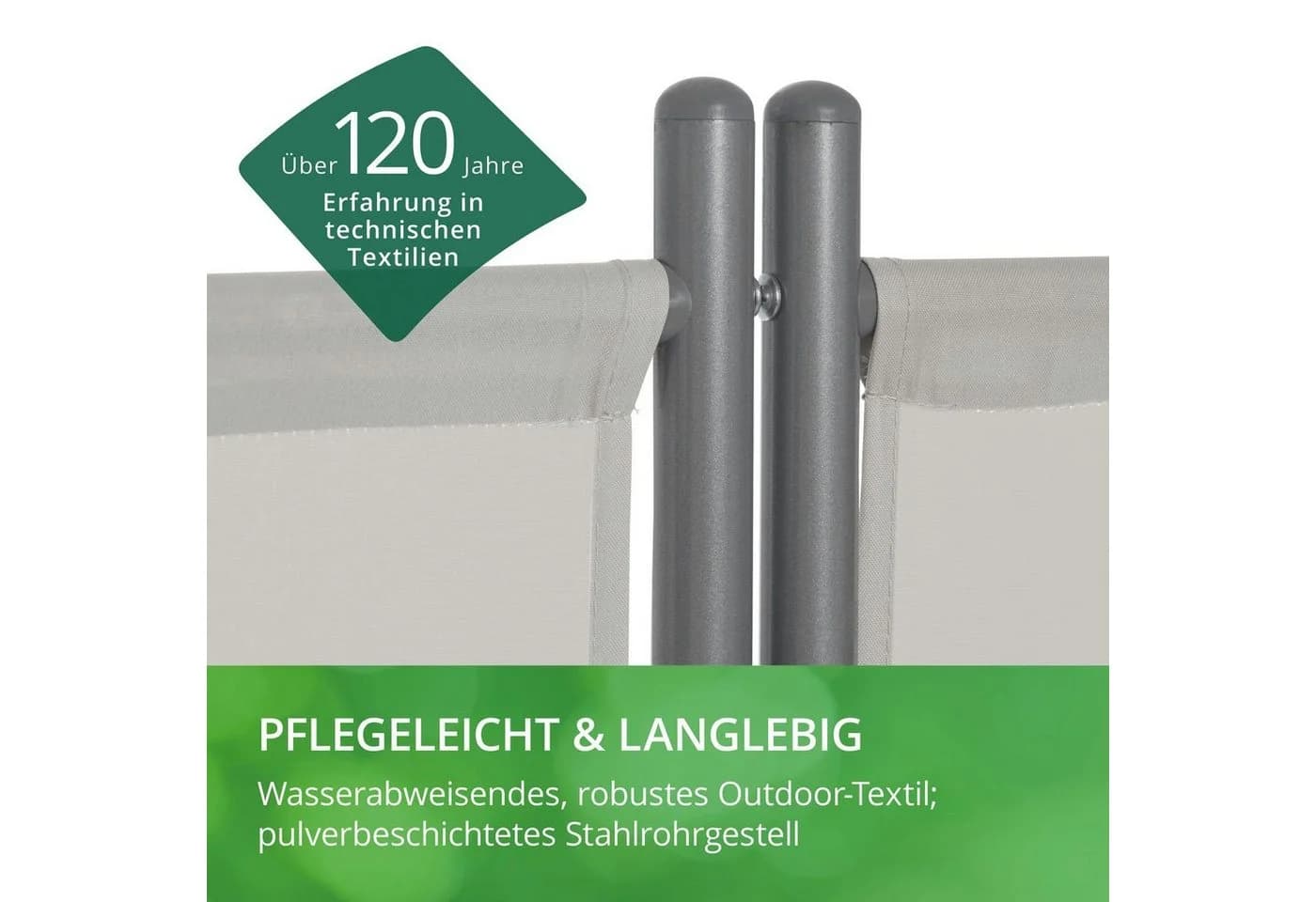 Leco Stellwand Hellgrau Polyester Stahl Kunststoff - Bild 5