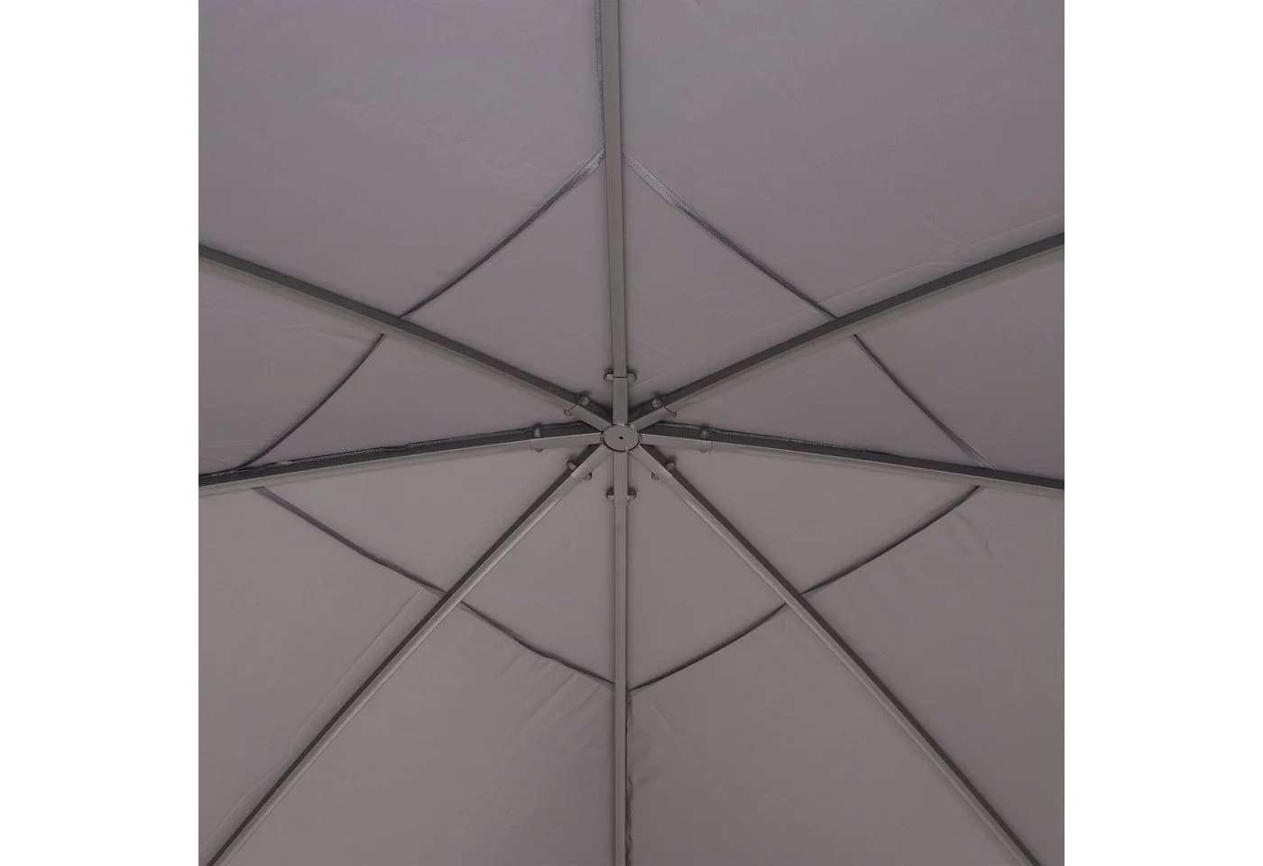 Leco Pavillon-Ersatzdach für Pavillon Milena 330x330 cm Grau