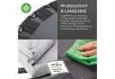 Leco Luxus-Schaukelbett Mareike mit Sonnendach, Polsterauflagen und Kissen Grau Bild 5