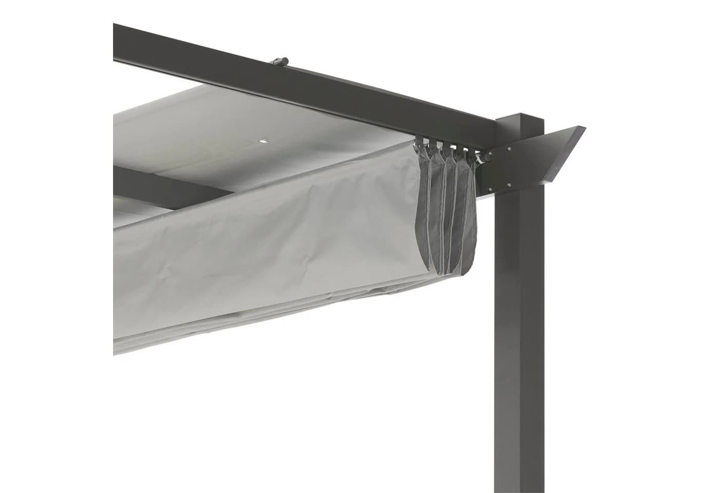 Leco Pavillon-Ersatzdach Dachtextil Lichtgrau 4x3m - Bild 2