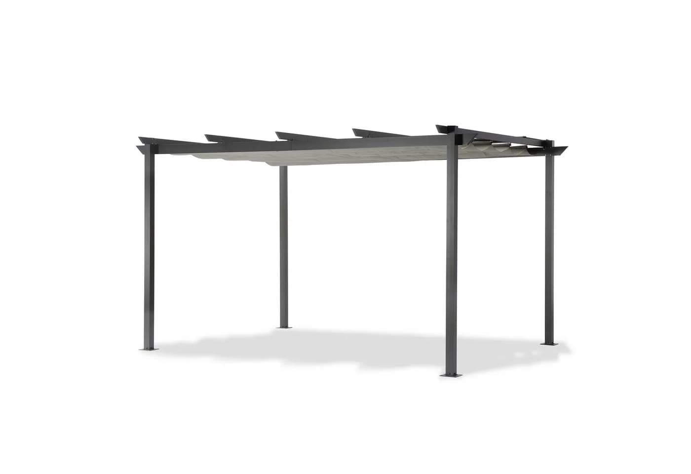 Leco Pavillon-Ersatzdach Dachtextil Lichtgrau 4x3m - Bild 4