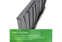 Leco Gartenliege ELINA 5-fach verstellbar Anthrazit Aluminium Bild 5