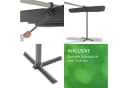 Leco Standmarkise Waved Faltbares Sonnendach Anthrazit Bild 4