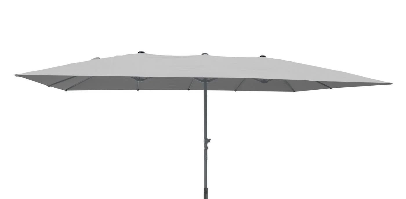 Leco Rechteckschirm Sonnenschirm Lichtgrau 460x270 cm - Bild 2