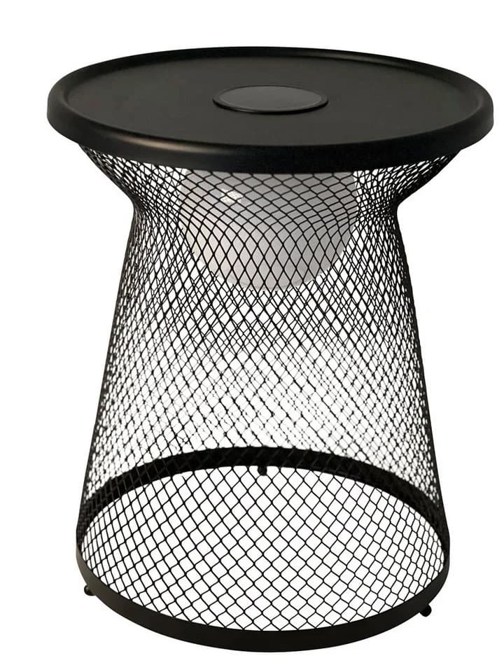 Leco Solarleuchte LUNA Beistelltisch LED warmweiß anthrazit - Bild 3