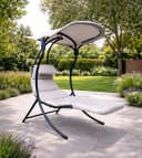 Leco Dream Chair 2.0 Hängeliege mit Sonnendach und Auflage Anthrazit Bild 2