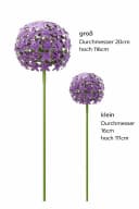 finehomegarden Gartenstecker 2er Set Metall Dunkellila ArtFerro Bild 2