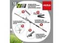 ikra GmbH Teleskop-Heckenschere IATHS 1241, 12 V, bis 3,50 m Arbeitshöhe Bild 1