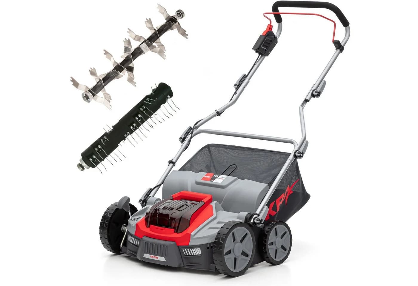 IKRA Akku-Vertikutierer 3in1 36 cm Arbeitsbreite - Bild 2