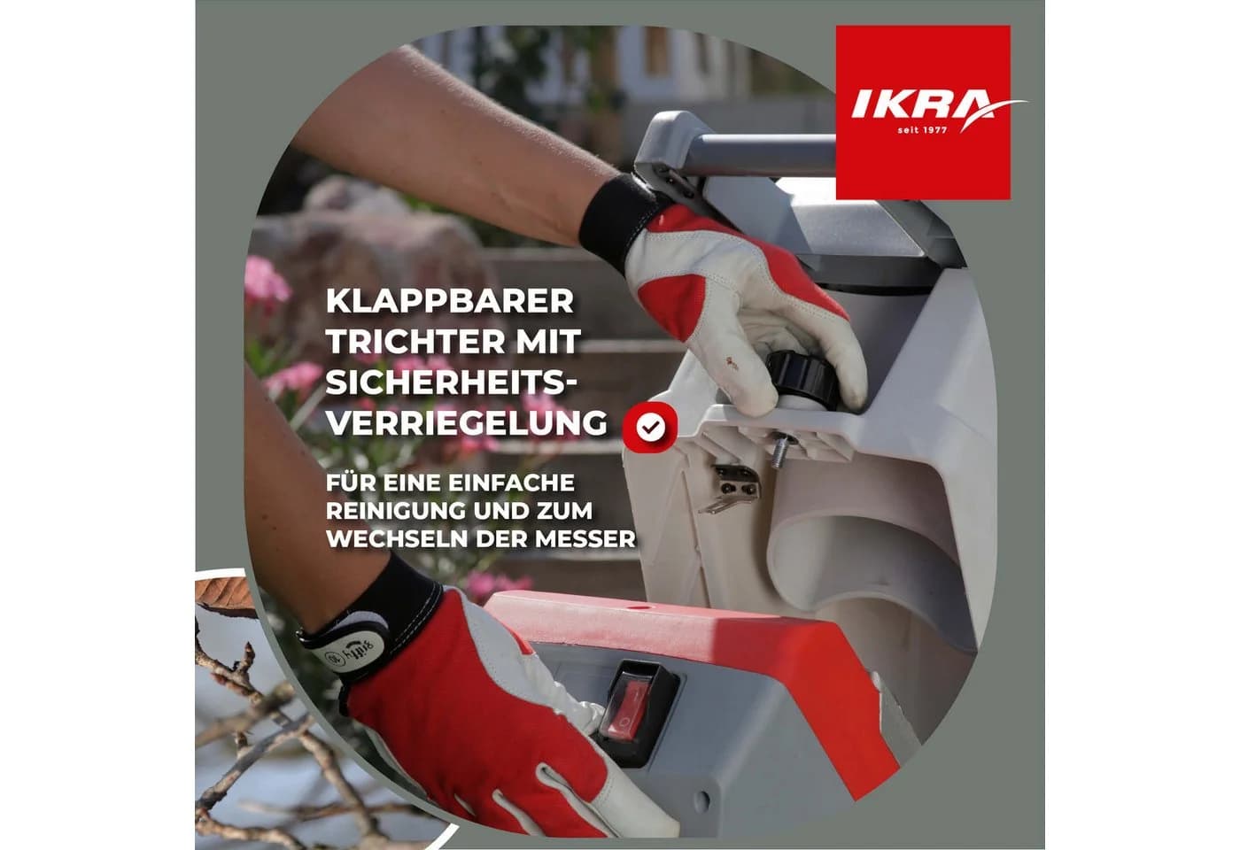 IKRA Elektro-Messerhäcksler IMH 2500 4,5 cm max. Astdurchmesser 2.500 Watt - Bild 5