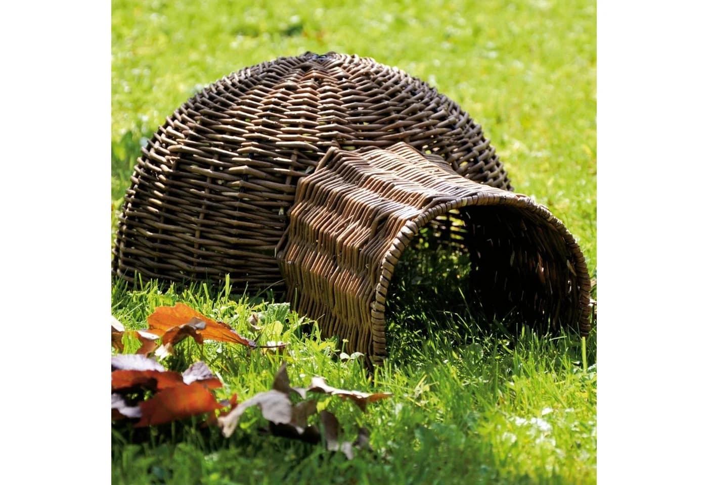 Igelhaus aus Weideholz in natürlicher Farbe - Bild 2
