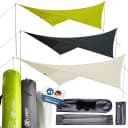 EXPLORER Sonnensegel 3x4m Rechteckig Wasserabweisend Beige Bild 1