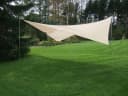 EXPLORER Sonnensegel 3x4m Rechteckig Wasserabweisend Beige Bild 4