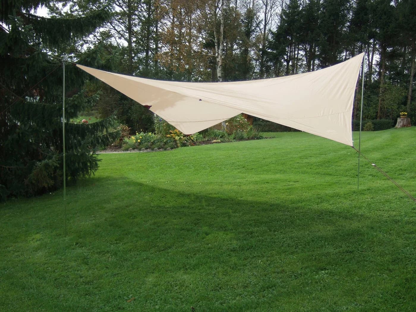 EXPLORER Sonnensegel 3x4m Rechteckig Wasserabweisend Beige - Bild 4