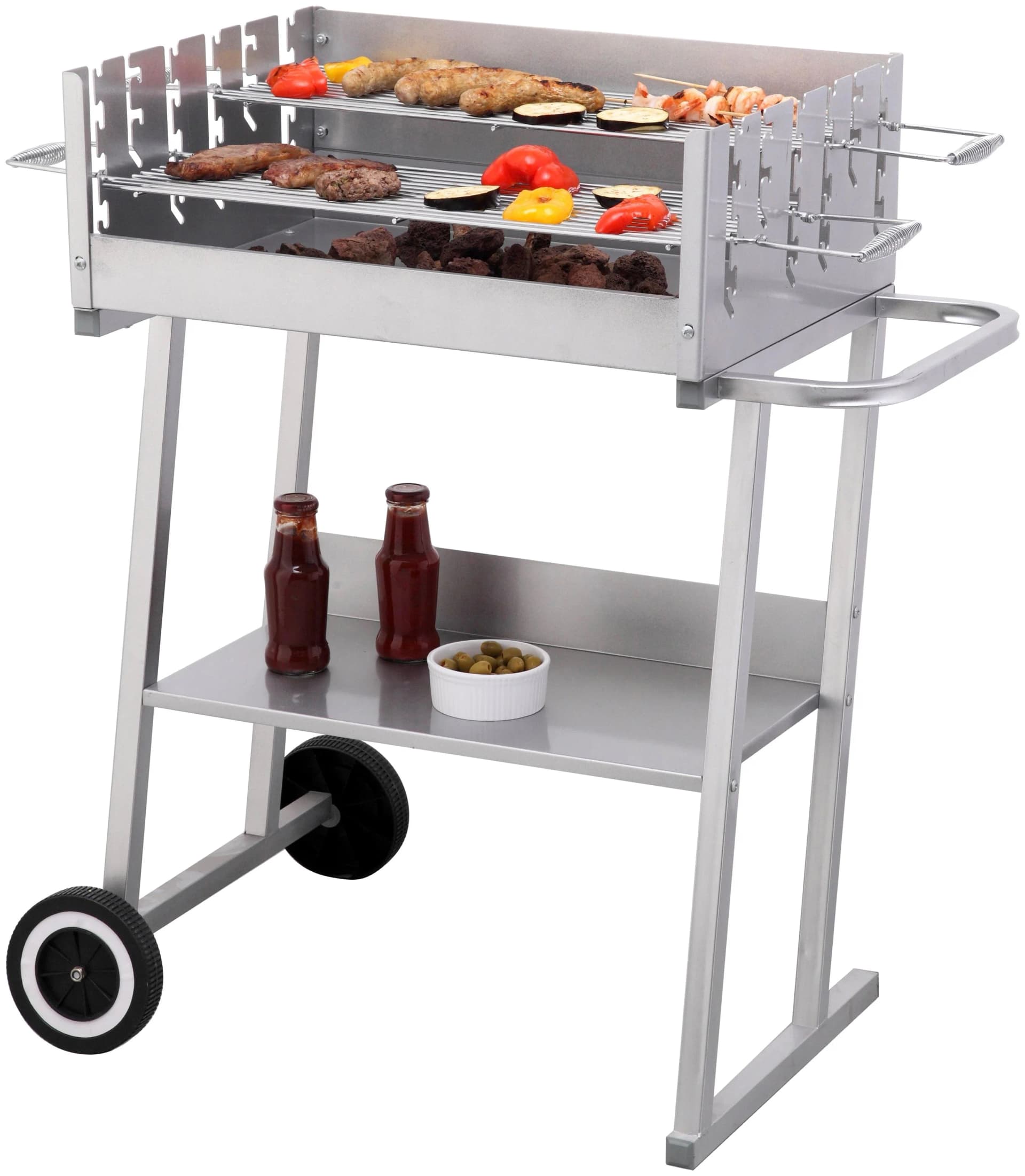 Holzkohlengrill aus Holz - Robust und Vielseitig