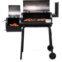 Tepro Smoker Wichita Holzkohlegrill Schwarz mit Thermometer Bild 1