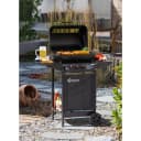 Tepro Gasgrill "Irvine" Schwarz mit Lavasteinen und Seitenablagen Bild 1