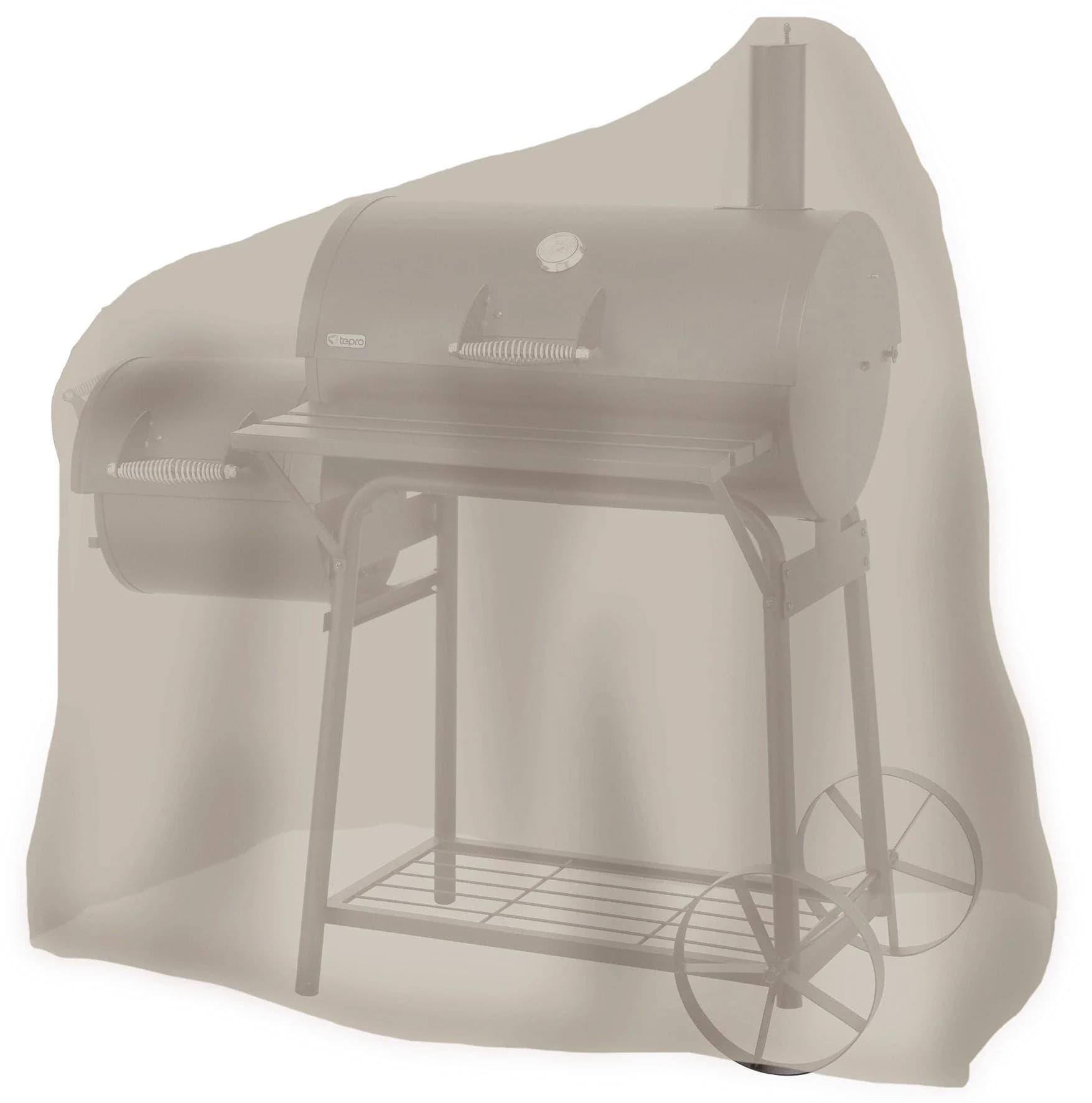 Tepro Abdeckhaube für Smoker Mittel Braun - Bild 2