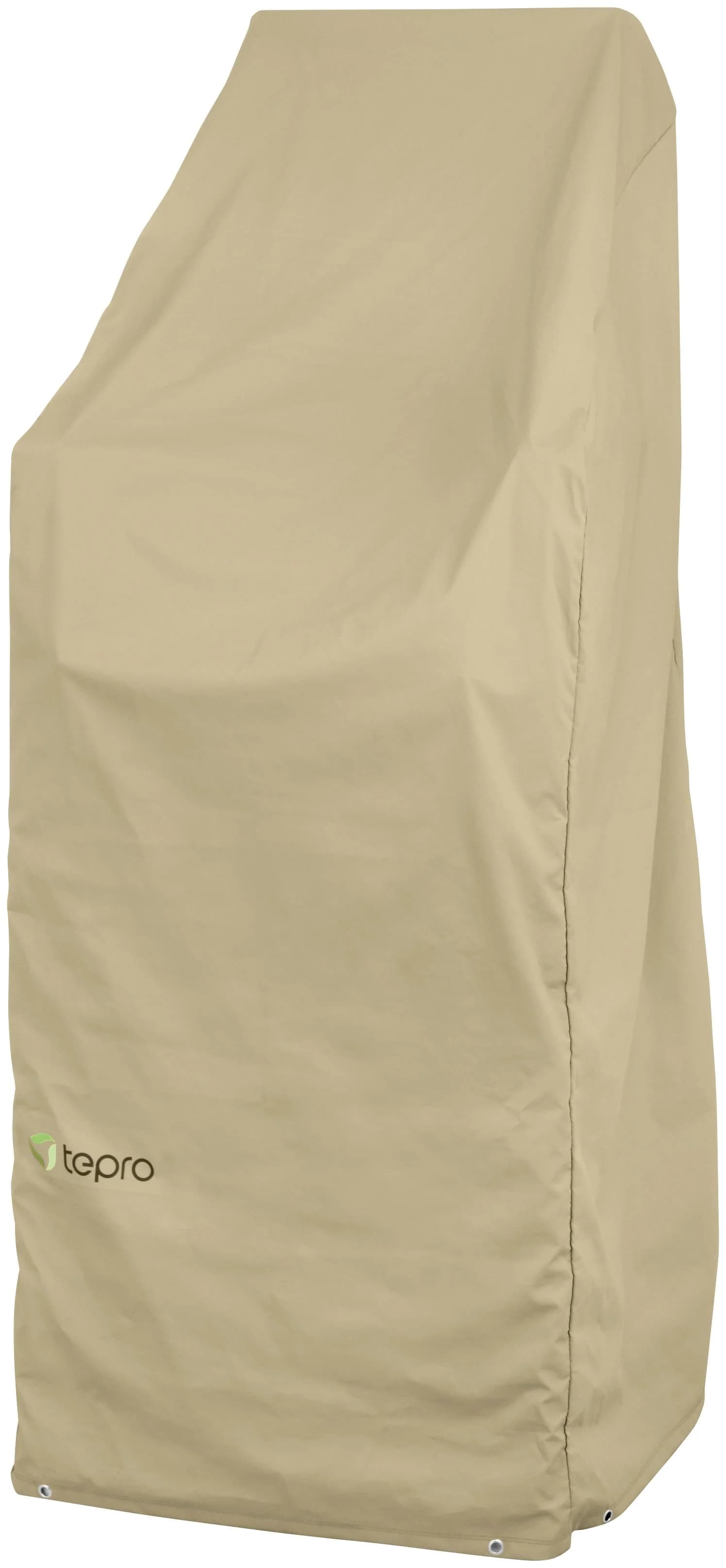 TEPRO Abdeckhaube Universal Beige Polyester für Stapel-/Gartenstühle
