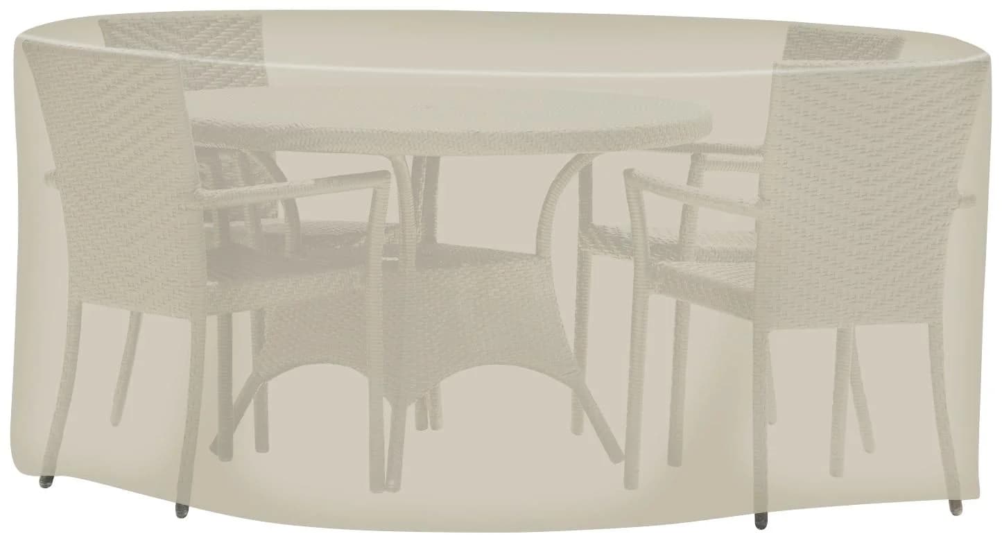 TEPRO Abdeckhaube Universal Beige für runde Sitzgruppe