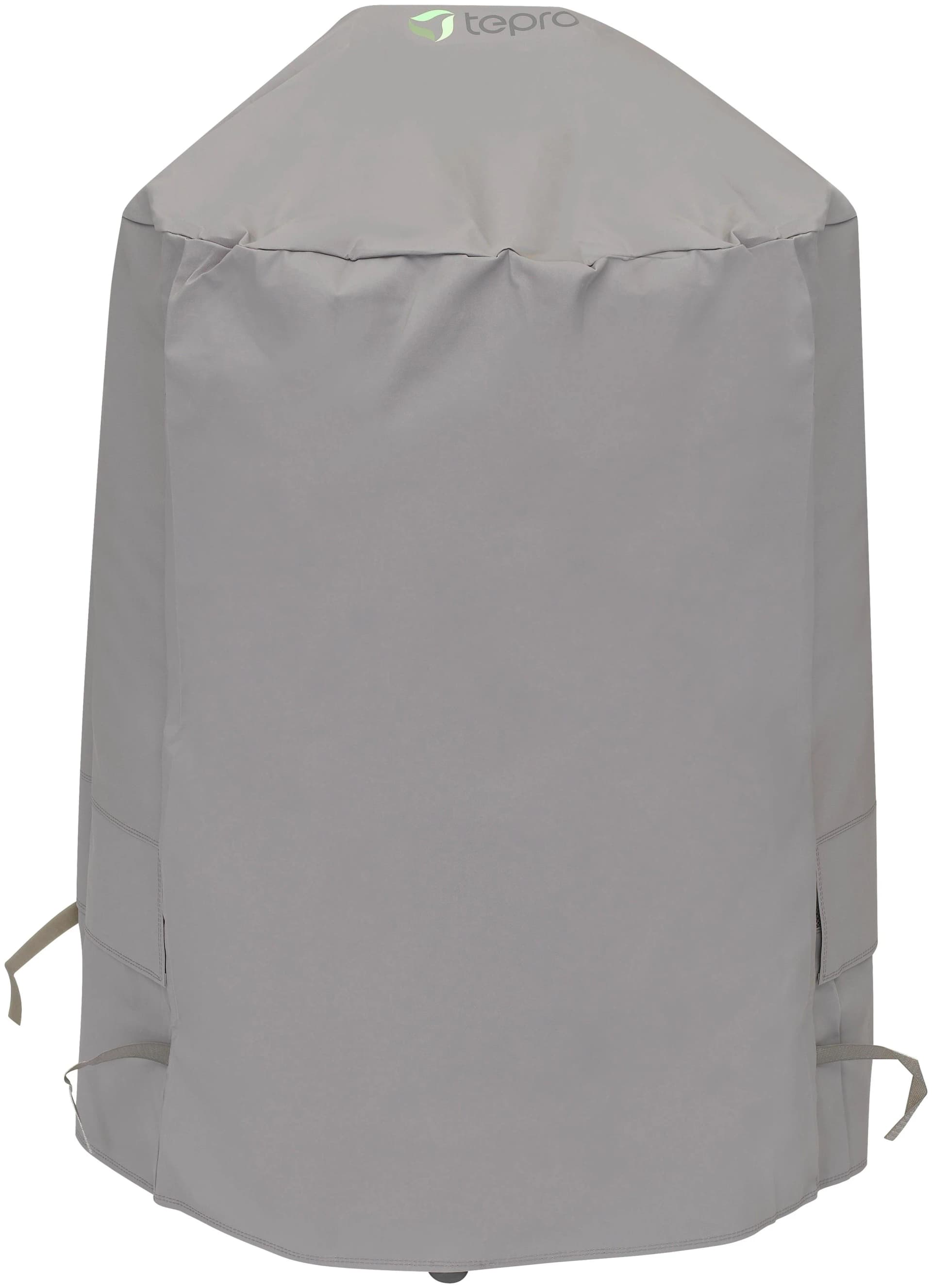 TEPRO Grill-Schutzhülle Grau Polyester für Kugelgrill groß