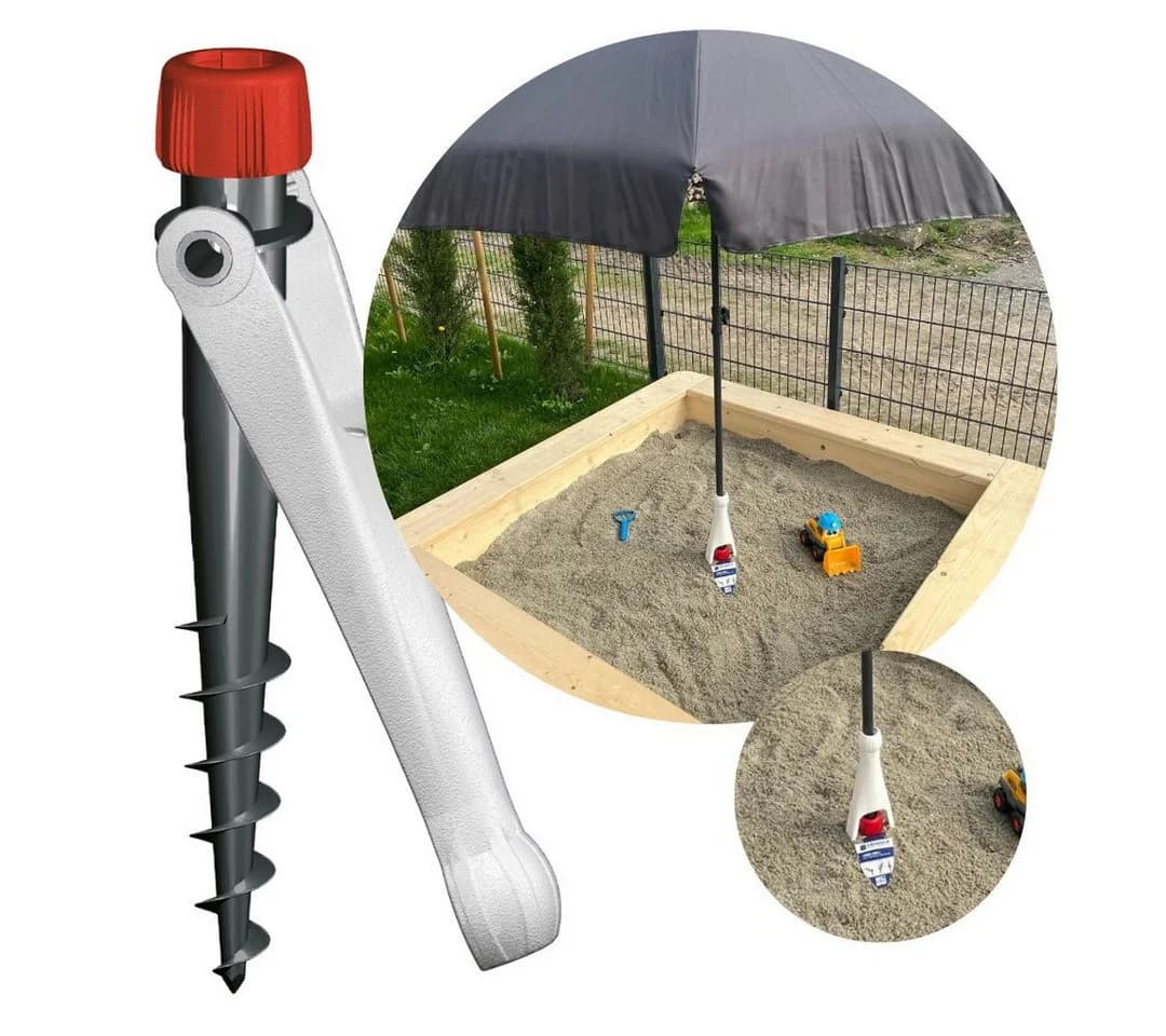 Krinner Schirmhalter Vario Drill für Strand & Wiese - Bild 2