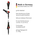 Krinner Schirmhalter Vario Drill Schwarz für Sonnenschirmständer bis Ø 32 mm Bild 4