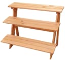 Promadino Blumentreppe Blumenständer Honigbraun Holzwerkstoff Bild 5